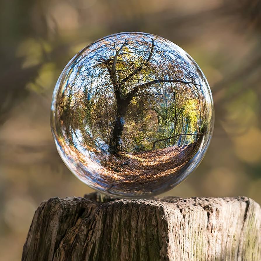 Roellgs K9 100mm Crystal Clear Glass Sphere - For Meditation